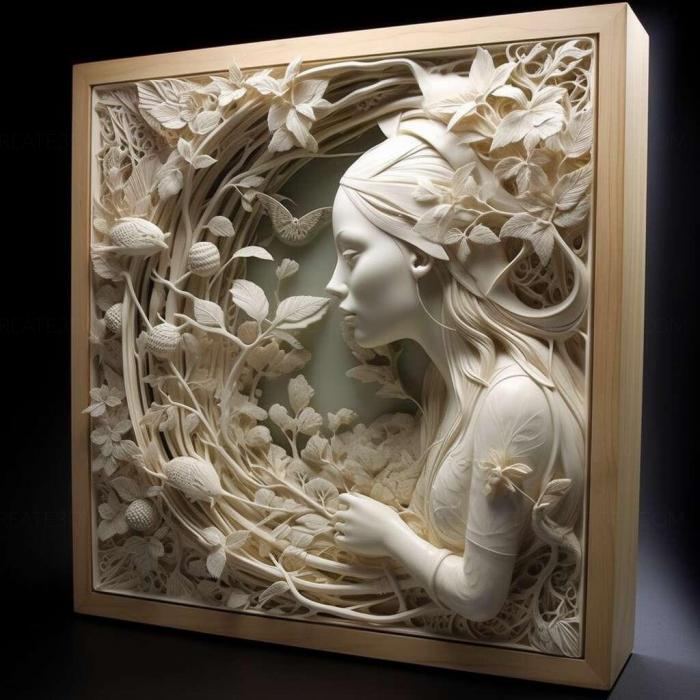 نموذج ثلاثي الأبعاد لآلة CNC 3D Art 